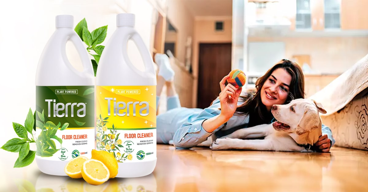 Tierra Floor Cleaner | Basil & Neem Extracts - 1000 ml