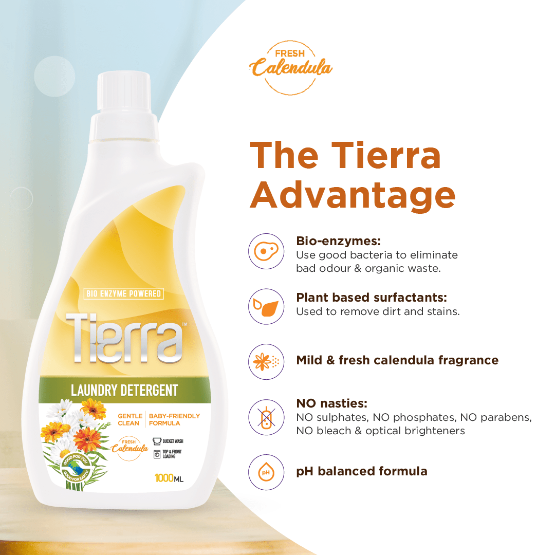 Tierra Gentle Laundry Detergent 500 ml | Calendula