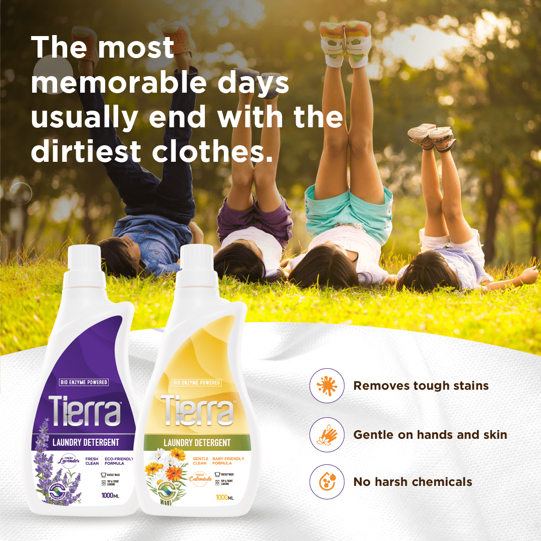 Tierra Gentle Laundry Detergent | Calendula 1000 ml