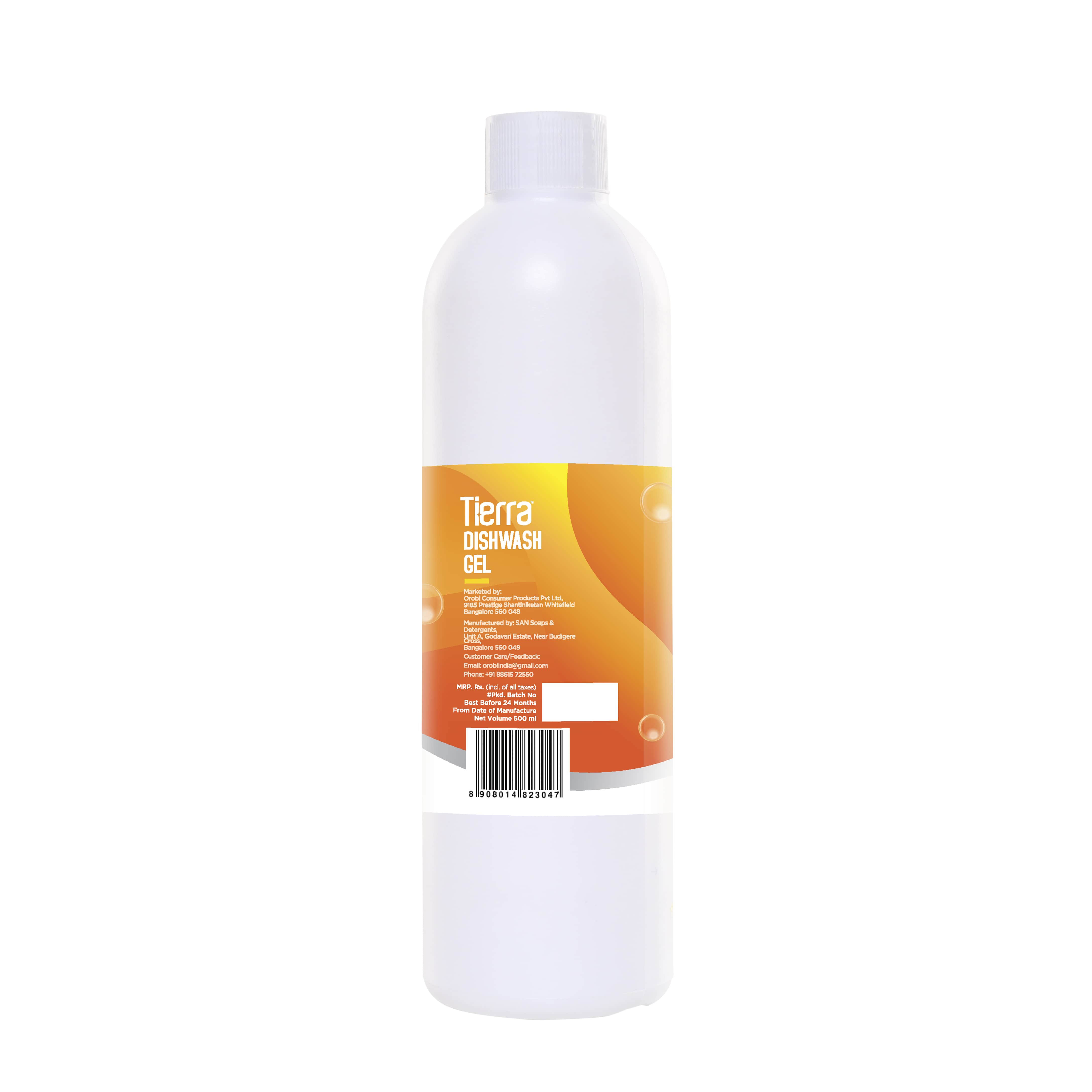 Tierra Dishwash Gel | Orange - 500 ml