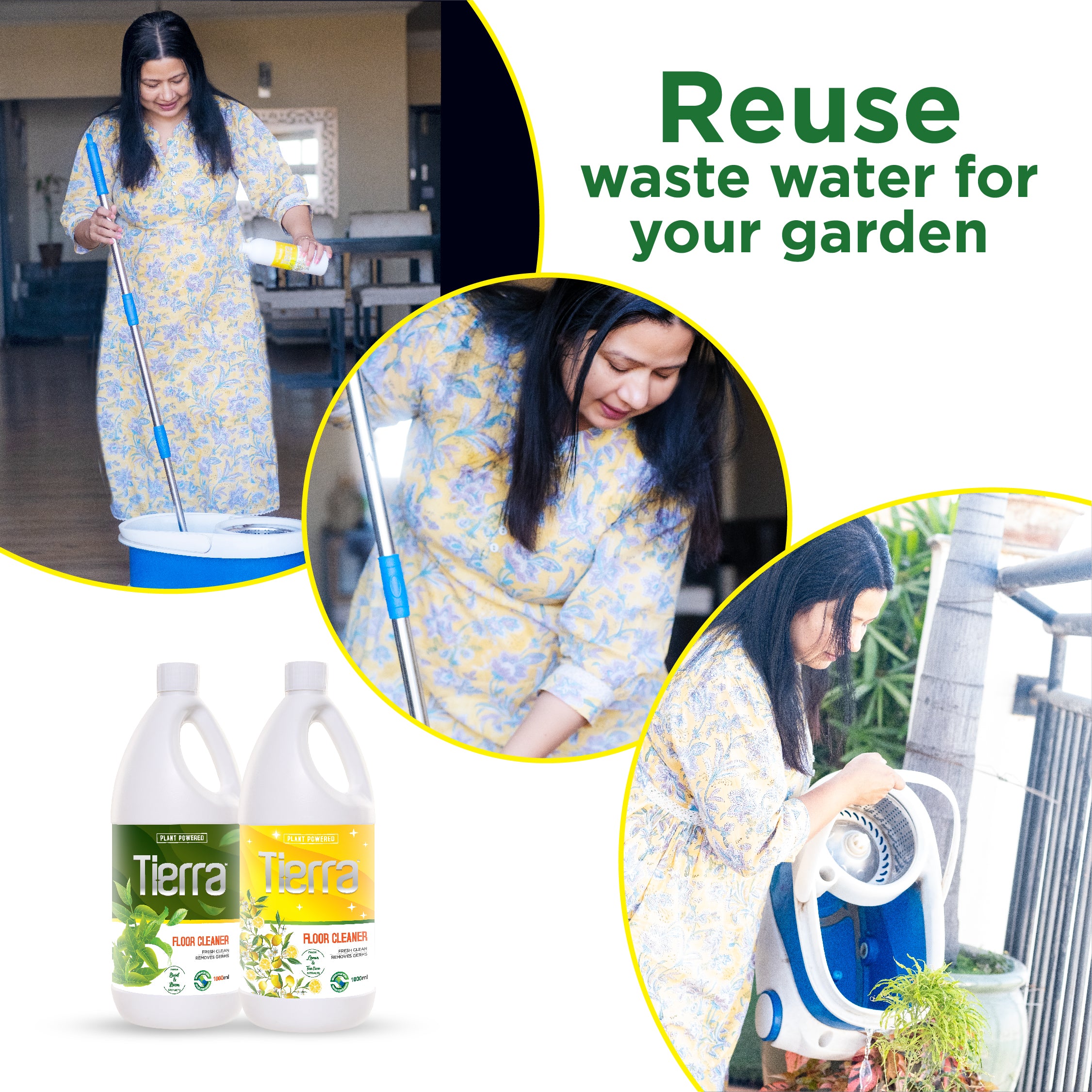 Tierra Floor Cleaner 1 L | Lime & Tea Tree