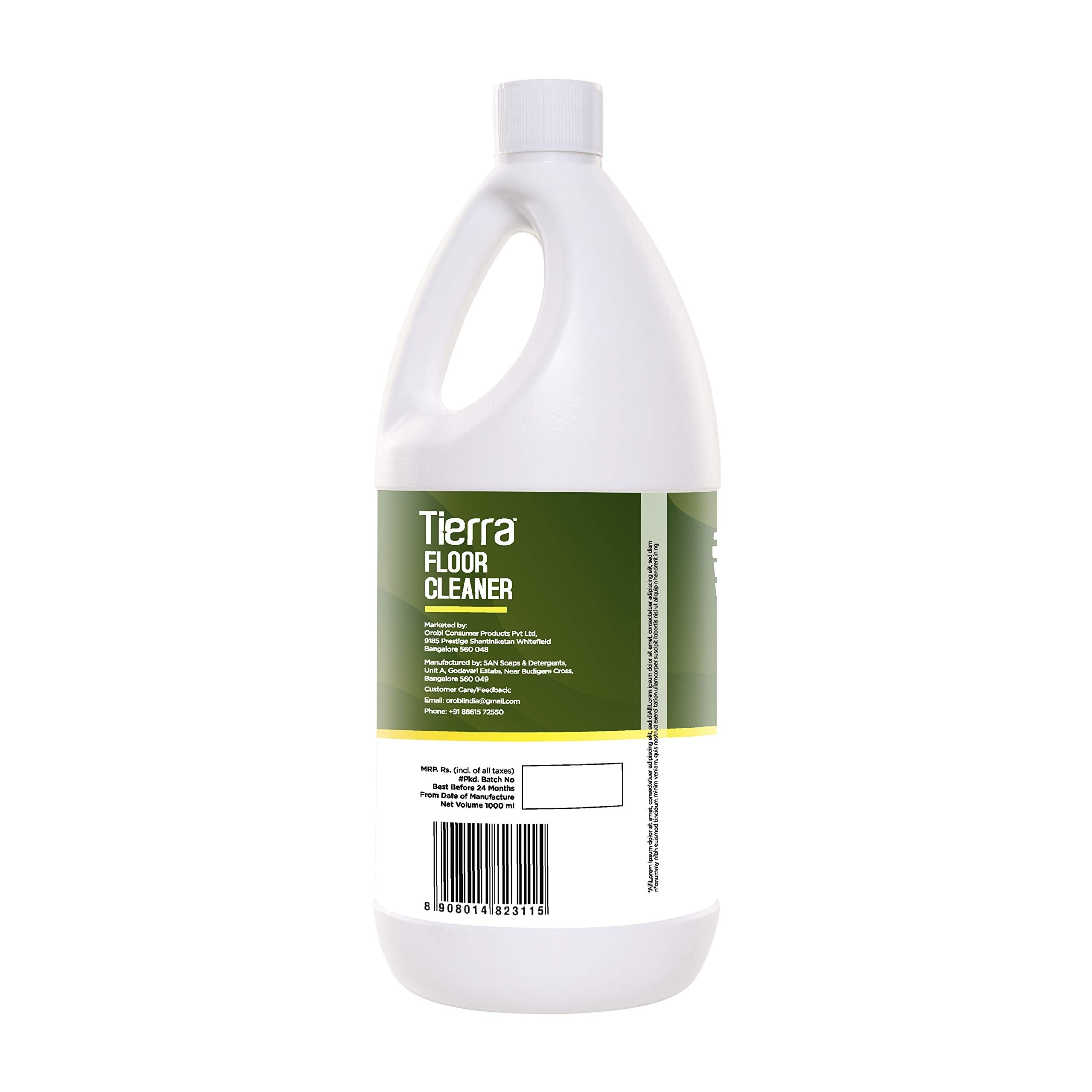 Tierra Floor Cleaner | Basil & Neem Extracts - 1000 ml