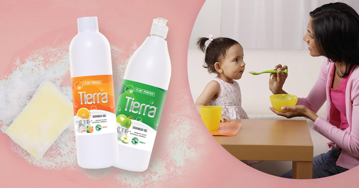 Tierra Dishwash Gel 1 L | Green Apple