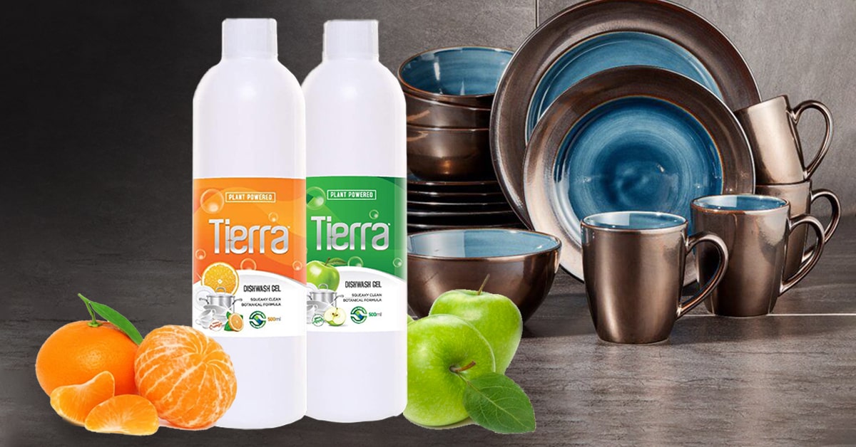 Tierra Dishwash Gel 1 L | Green Apple